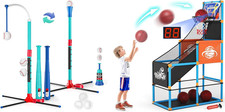 Basketball Game  Baseball Set Kids Basketball Hoop Electronic Scoreboard  LED