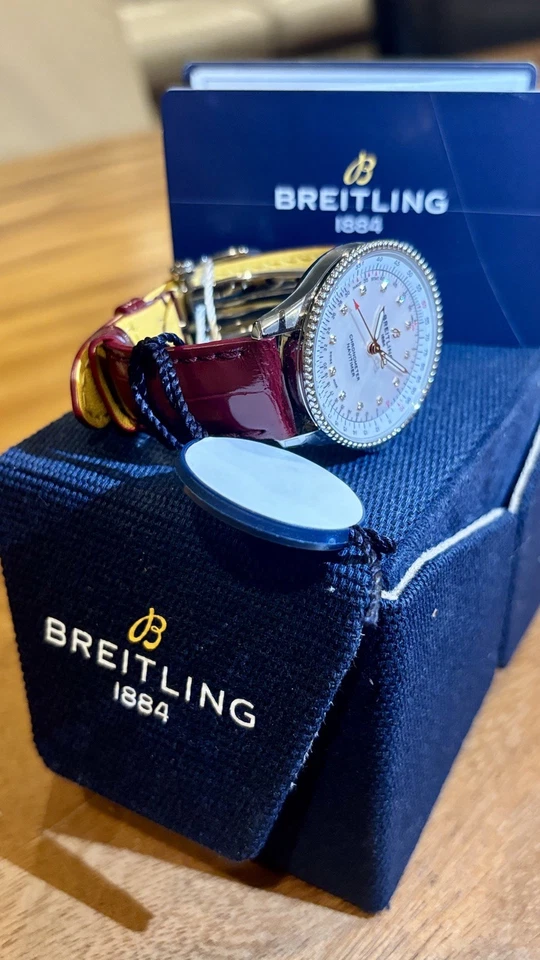 Breitling Navitimer Automatic 35mm Steel Ladies Strap Watch A17395211A1P2 - Image 2 of 4