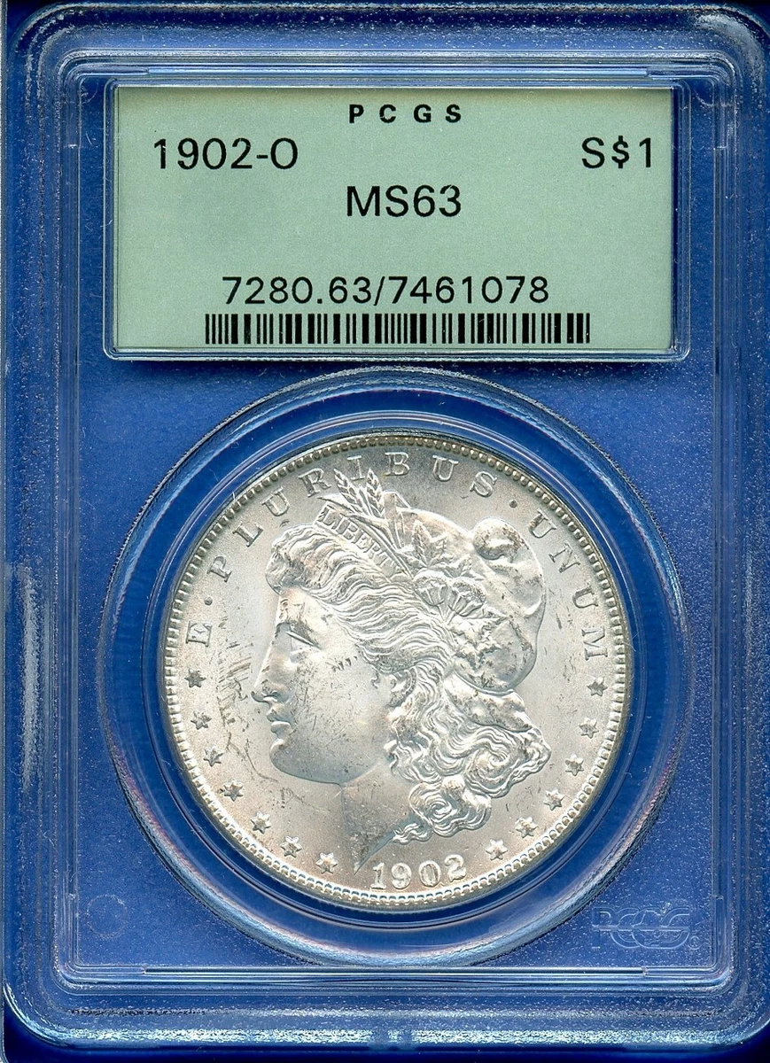 1902 O モルガンダラー 銀貨 NGC MS63 MS 63 Graded 1902 Year Morgan US Dollars (1878-1921) for sale | eBay