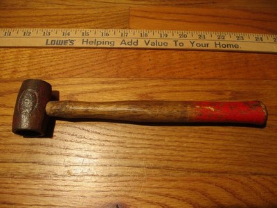 Vintage Chicago Rawhide C/R No. 3 Rawhide Mallet Without Soft Face Inserts