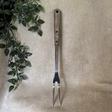 Saladmaster Cutlery Stainless Steel Kitchen Knife Tongs Turner Fork Server Wood