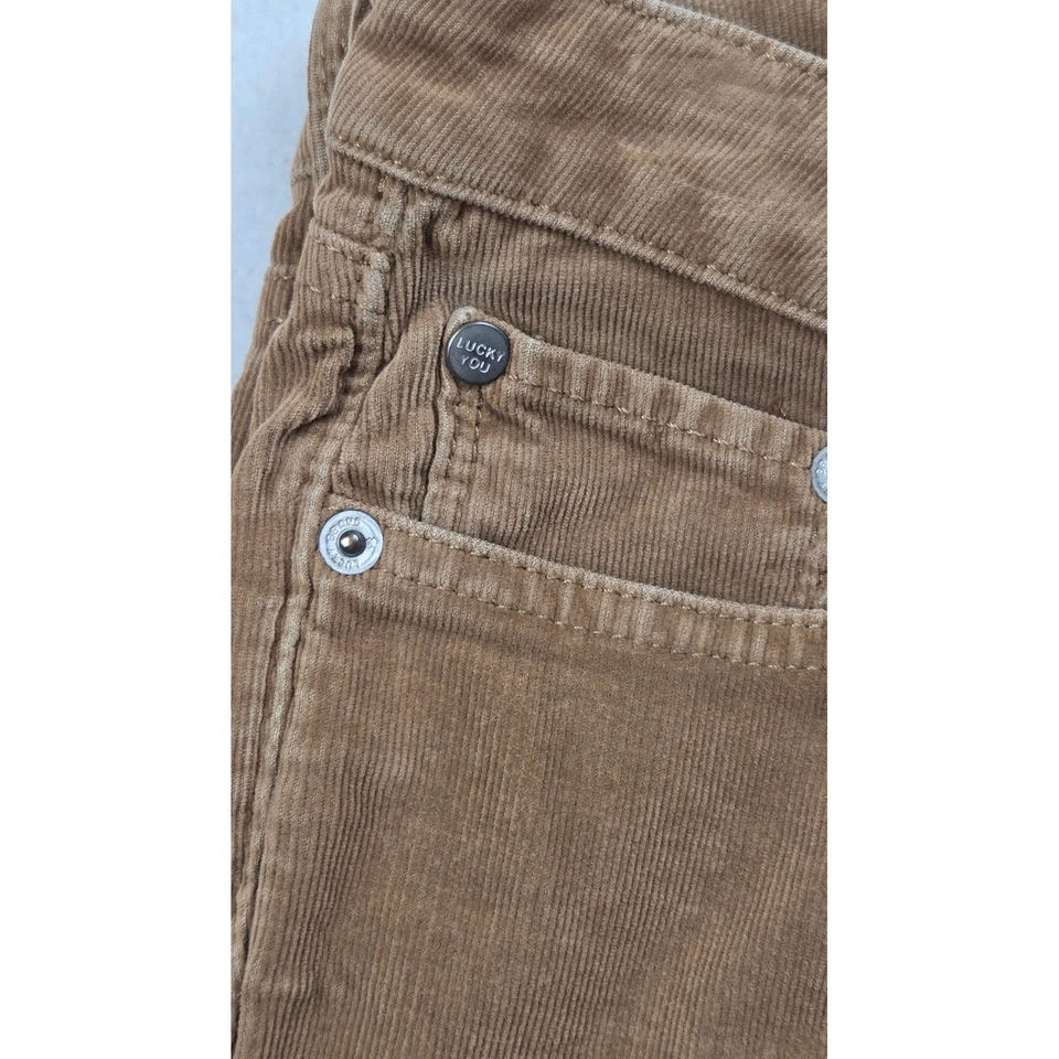 Lucky Brand Lolita Skinny Rust Brown Corduroy Pants Women's Size 4 27 Casual - Image 3 of 4