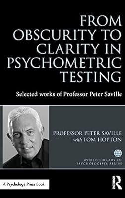 Von der Obskurität zur Klarheit in psychometrischen Tests: Ausgewählte Werke von Professor P