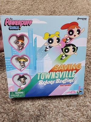 POWERPUFF GIRLS SAVING TOWNSVILLE BEFORE BEDTIME! Game with Mini-Figures, 2016
