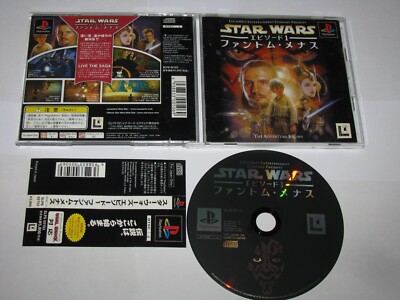 Star Wars Episode 1 Phantom Menace (Japanese) PS1 Japan import +obi US Seller