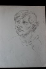 DDR Maler Professor Peuker Wolfgang Bleistift Zeichnung Original  Studien