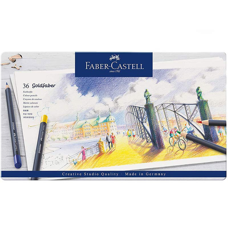 Boite de 48 crayons de couleurs - Goldfaber - Faber-Castell