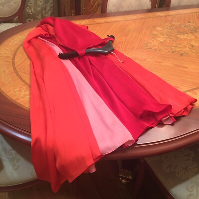 Banana Republic Paneled Maxi Orange Sleeveless Long Dress Sz.0 | eBay