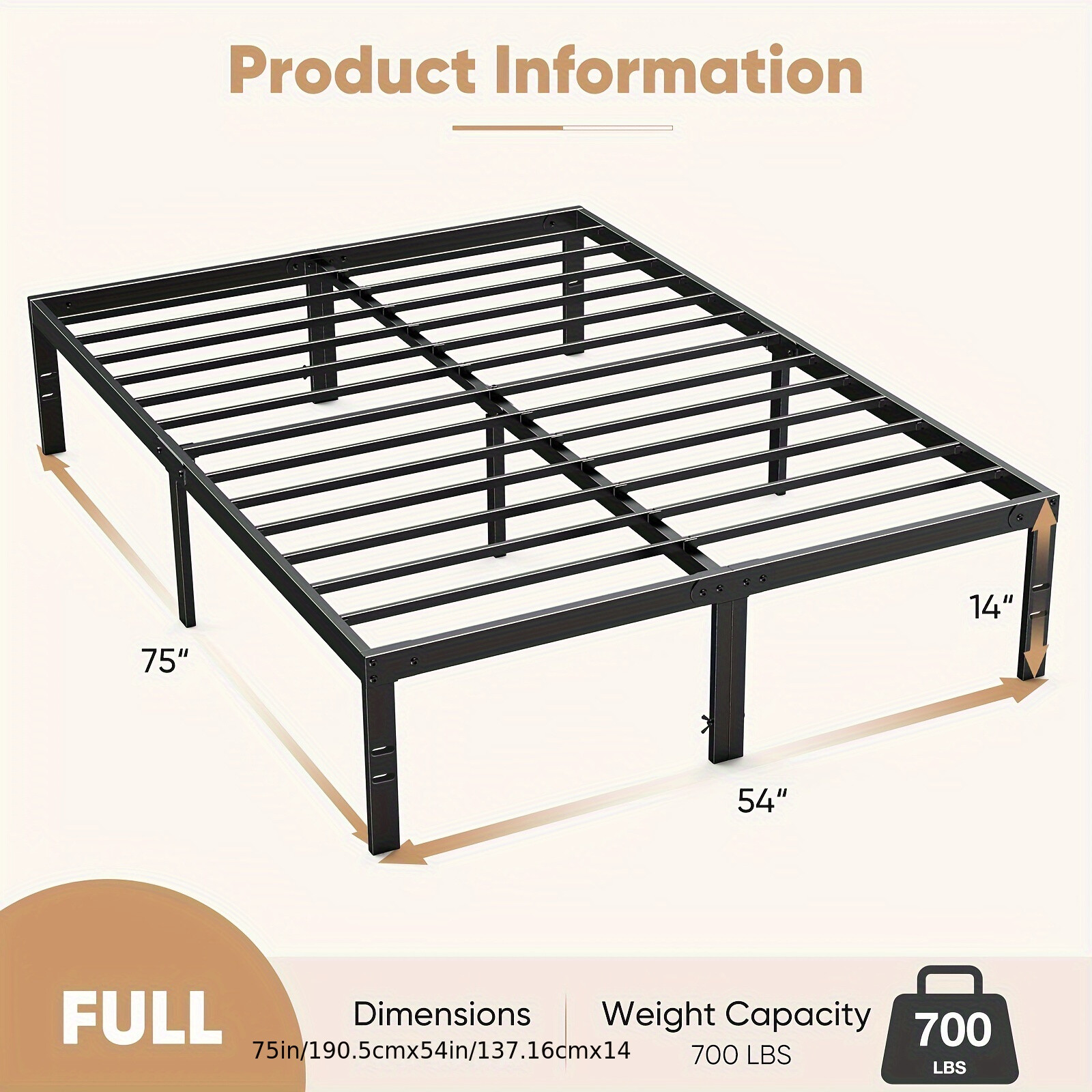 - Sturdy, Spacious & Long-lasting For All Bed Sizes
