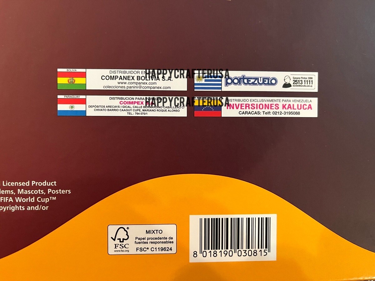 Panini World Cup 2022 Qatar - Hardcover Album Version for 638