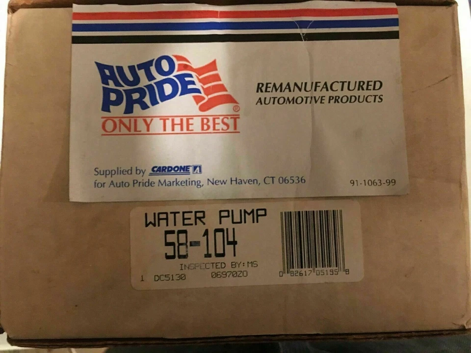 Bomba de agua remanufacturada Cardone Industries 58-104  Foto 2 de 3