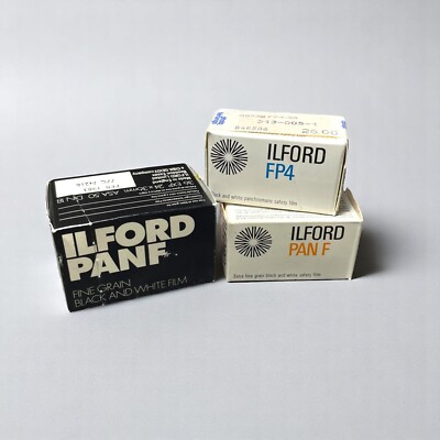 ILFORD PANF / FP4 - 135 36 exp 24x36mm cassette - ASA 50 DIN 18 - 80er Vintage