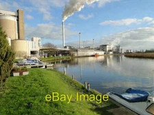 Photo 6x4 The River Yare past Cantley sugar factory  c2014
