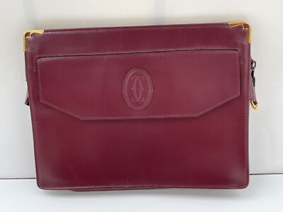 カルティエ　クラッチバッグ　Cartier must de Cartier 中古・古着通販】Cartier (カルティエ) クラッチバッグ マストライン