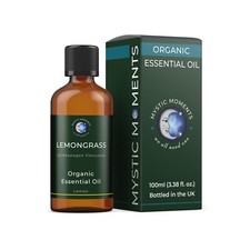 Mystic Moments Citronnelle Huile Essentielle Organique - 100ml (OC100LEMOGRASS)