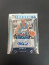 2022-23 Donruss Optic Elite Series Signatures Grant Hill NBA HOF 25 /99
