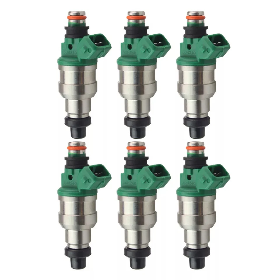 6x Fuel Injectors For Mitsubishi Montero 1994 1995 1996 3.5L V6 INP-534 MD189021 - Image 2 of 4