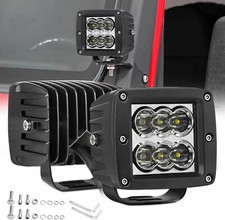 3 Led Light Pods 120w Off Road Driving Lights 6 Led Cube Spot Light - 2 Pack