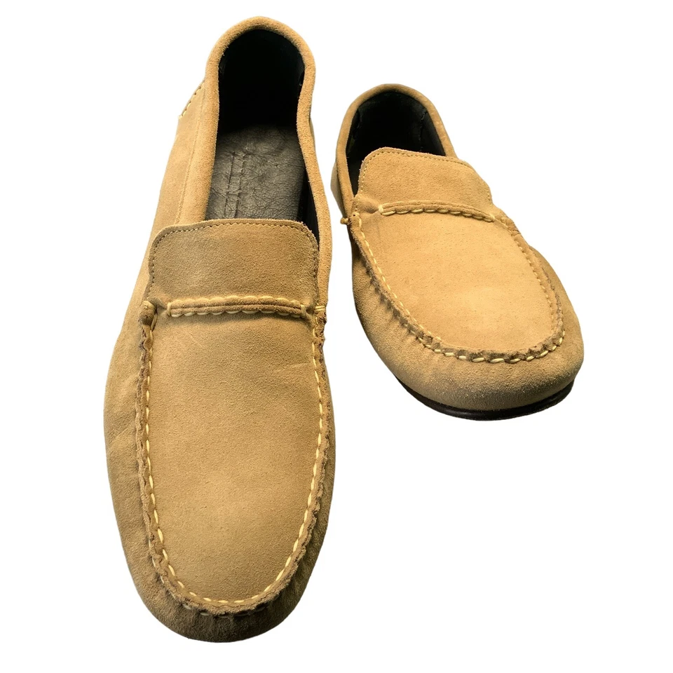 Allen Edmonds Super Sport Driving Heel Moc Toe Suede Leather Mens Shoe Size 13D - Image 4 of 4