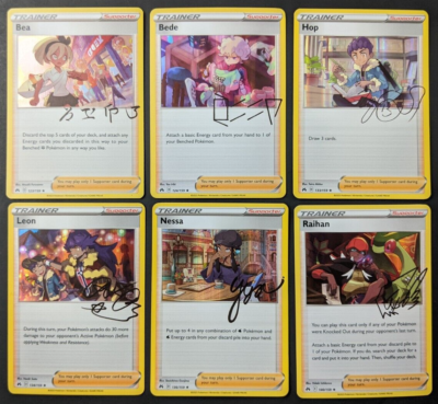 nessa's rare league card Pokemon Sword & Shield - ALL 31 Character Cards & Stories Card Type / HP / Stage Nessa TG27/30 - SWSH11 Lost