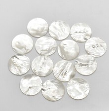 Natural Mother Of Pearl Flat Disc Top Quality Crystal Crafts Jewelry Making