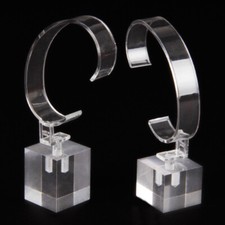 3PCS/Set C-shaped Acrylic Watch Display Stand Watch Display Transparent Bracket