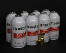 Enviro-Safe R-600a Refrigerant with 7/16" Self Sealing K28/8 cans/TopTap