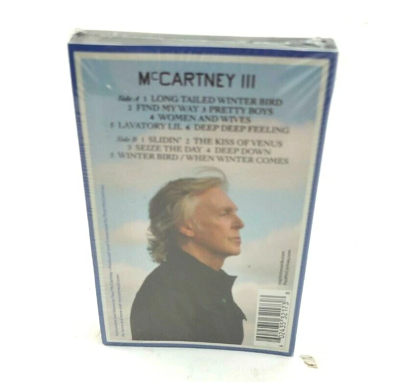 Paul McCartney III Cassette Limited Edition USA W/ Slidin' Deep Down & More New  - Image 4 of 4
