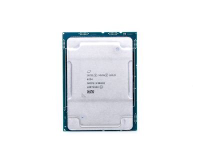 Intel Xeon Gold 6234 8-Core CPU 8x 3.30 GHz 24.75 MB Cache 3647 130 TDP SRFPN