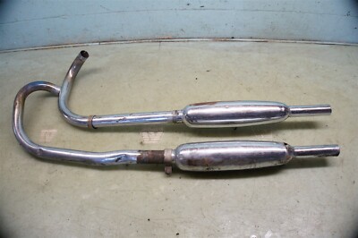 1951 Triumph T100 5T T100C Tiger Alloy Pre unit Rigid *2649A Exhaust ...