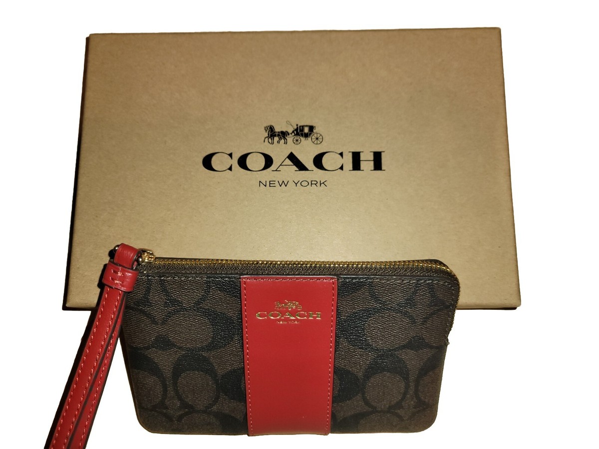 Coach Corner Zip Wristlet コーナー ジップ リストレット CAQ58 Coach Corner Zip Wristlet コーナー ジップ リストレット CAQ58