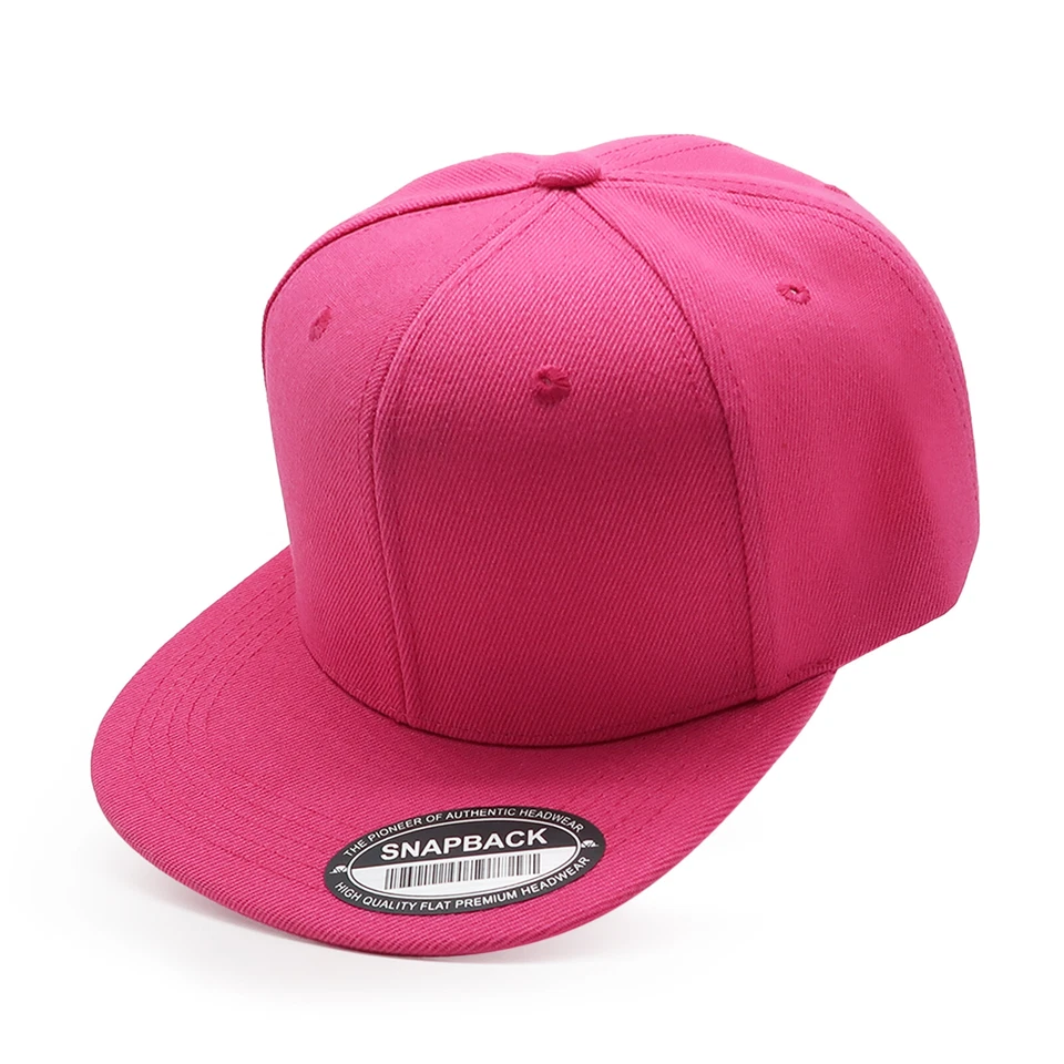 Hombres Gorra Snapback Clásica Estilo Camionero Ala Plana Gorra de Béisbol Sombreros Lisos Foto 4 de 4