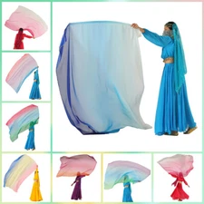 Chiffon Rectangular Praise Dance Flex Flags Sets Worship Church Flags 11 colors