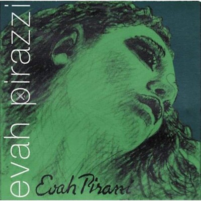 EVAH PIRAZZI 4/4 Violin String Set -PIRASTRO- Medium Gauge-Steel Loop End E-BULK