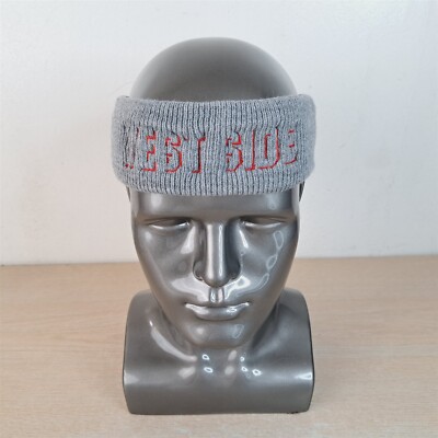 WEST SIDE UNISEX HEADBAND, GRAY/RED, ONE SIZE, OUTDOOR/SPORTS