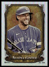 2024 Topps Allen & Ginter #91 George Springer Silver Portrait Toronto Blue Jays