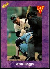 1991 Classic Game - Purple  HOF #192 Wade Boggs FREE SHIPPING!