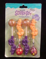 Cartoon Network Scooby-doo 4 Lollipop Holders W/ Candy Party Favors Cartoon Network Scooby-doo 4 Lollipop Holders W/ Candy Party Favors
