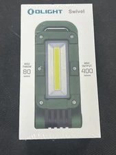 Olight Swivel 400 Lumens Rechargeable Work Light with Magnetic Base *Green*