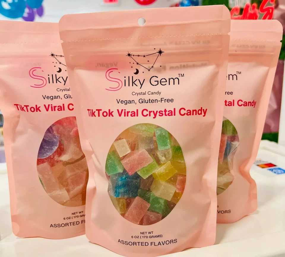 TikTok Viral Silky Gem Crystal Candy 6oz - Image 2 of 2