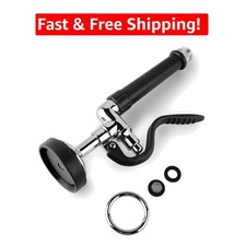 High-Pressure Pre-Rinse Sprayer for Commercial Kitchens - Chrome Black Finish