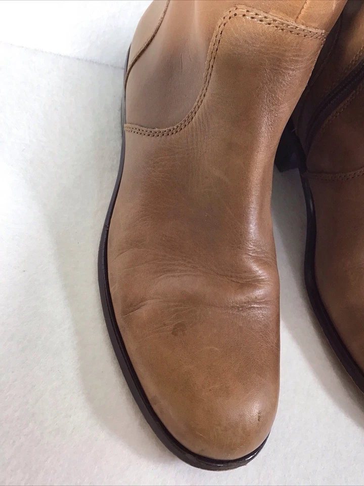 Botas de montar Corso Como Samual Brandy de cuero marrón hasta la rodilla ~ para mujer 7 Foto 3 de 4