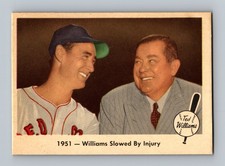 1959 Fleer Ted Williams #42 Slowed by Injury EX-EXMT Vintage Baseball Card