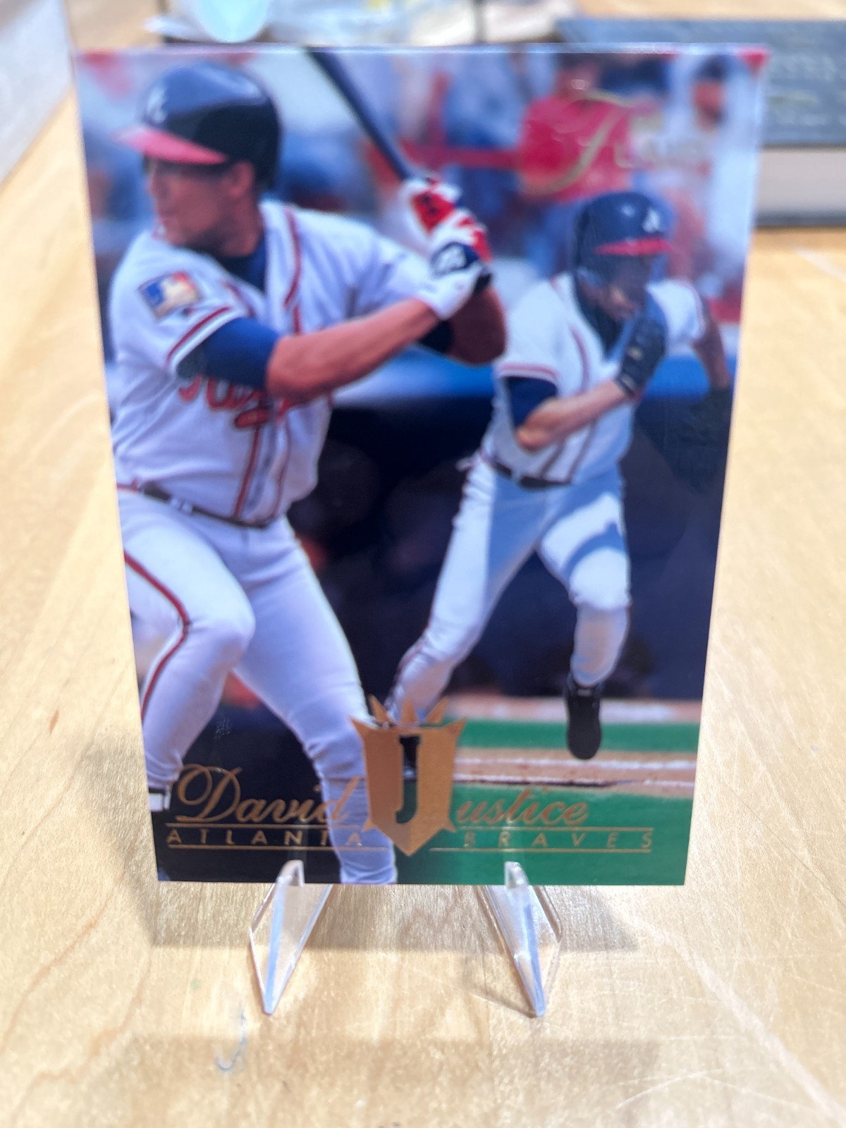 David Justice Dave 1994 Flair #126! 2 Card Min! Read Disc!