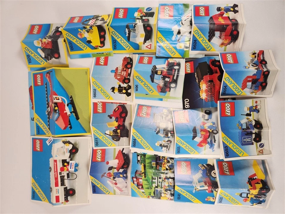 Lego Legoland 1496 1497 1528 6604 6624 6630 6653 6654 6686 + *INSTRUCTIONS ONLY* - Image 3 of 4