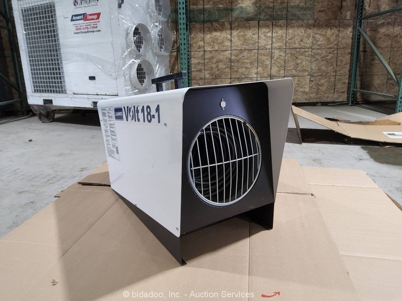 L.B. White VOLT 18-1 Portable Electric Industrial Jobsite Heater bidadoo