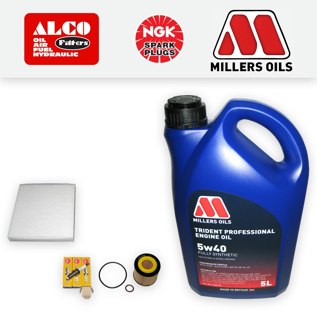 SERVICE KIT for SEAT IBIZA 6L 1.2 BBM OIL CABIN FILTERS PLUGS +OIL (2007-2008)