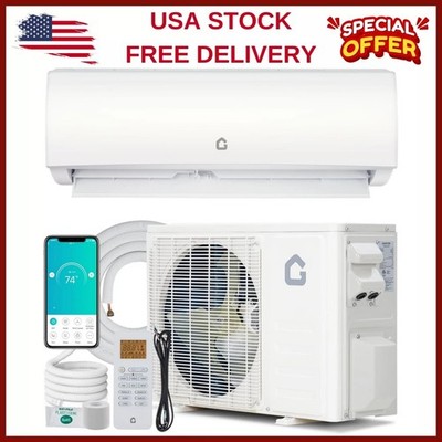   9000BTU SEER2 20 Ductless Mini Split Air Conditioner Inverter AC and Heat 23