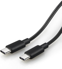 USB C to USB C Charging Cable 1Pack Black 6.6ft Type C to C Fast Charger Cord