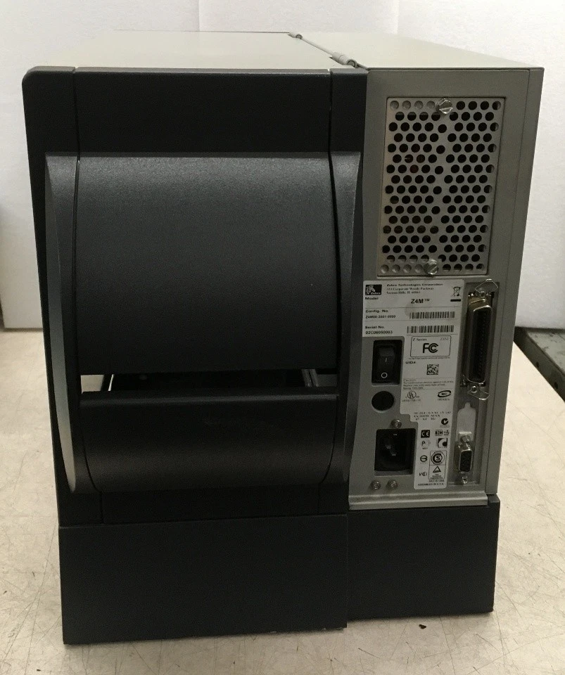 Zebra Z4Mplus Thermal/ Postal Labels/ Barcode Printer, Z4M00-2001-0100/ WORKS - Image 4 of 4